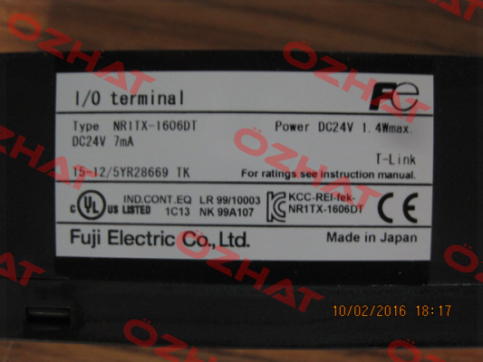 NR1TX-1606DT  Fuji