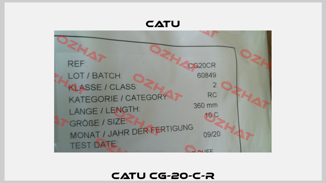 CATU CG-20-C-R Catu