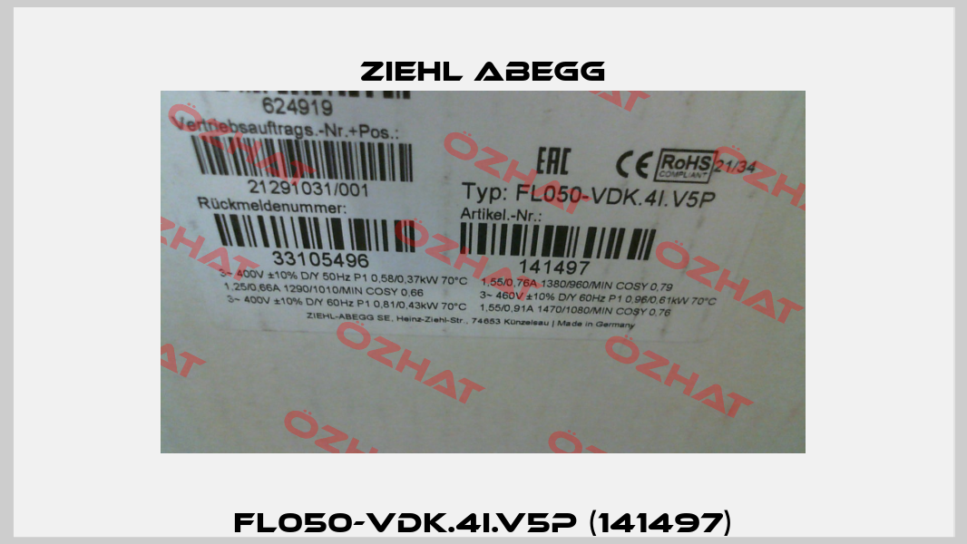FL050-VDK.4I.V5P (141497) Ziehl Abegg