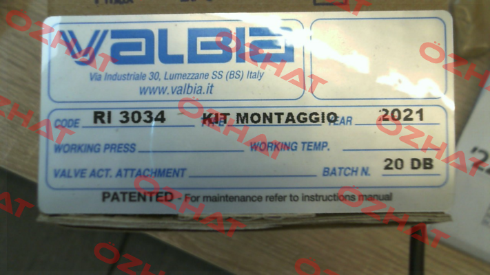 RI3034 Valbia