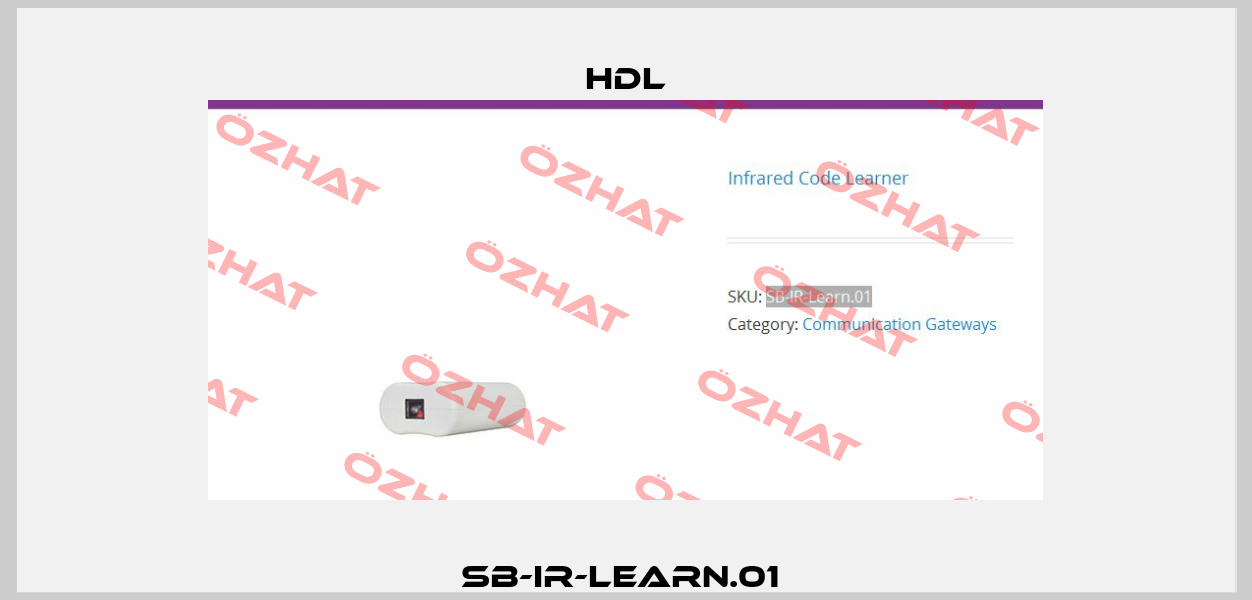 SB-IR-Learn.01  HDL