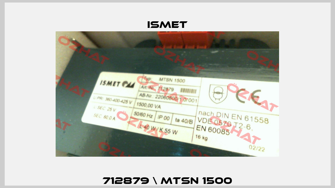 712879 \ MTSN 1500 Ismet