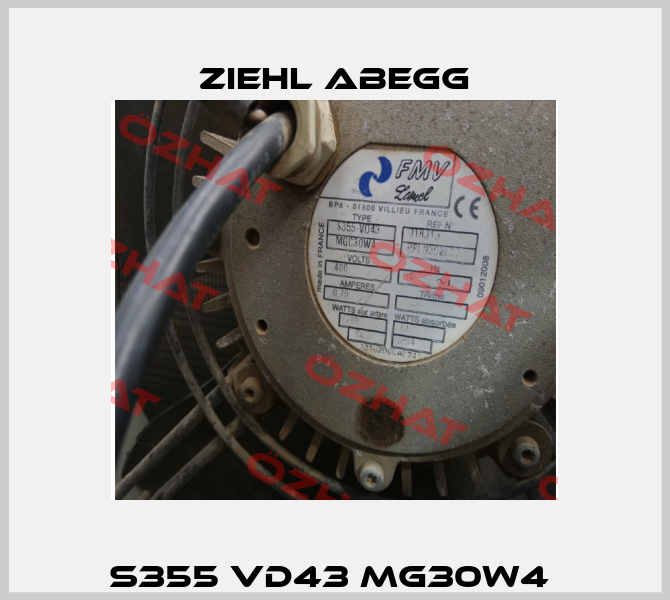 S355 VD43 MG30W4  Ziehl Abegg