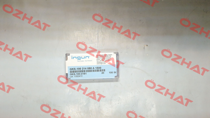 GKS-100-0181 / GKS-100 214 080 A 1500 Ingun