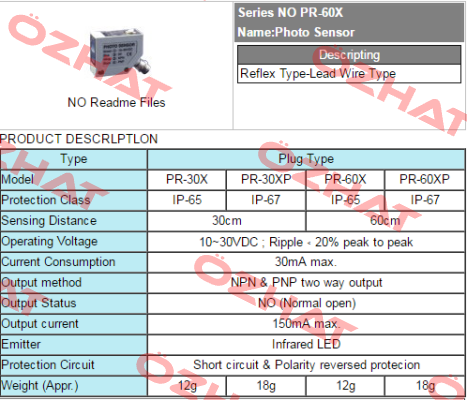 PR-60X Fotek