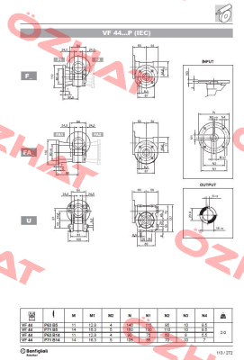 VF 44 F1 70 P63 B5 B3  Neri Motori