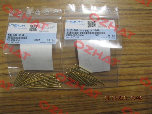 GKS-002 201 107 A 2800 (GKS-002-0016)  Ingun