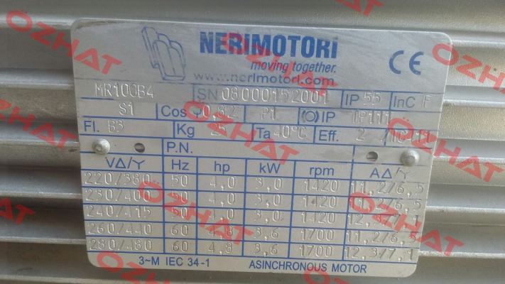 MR 100B  Neri Motori