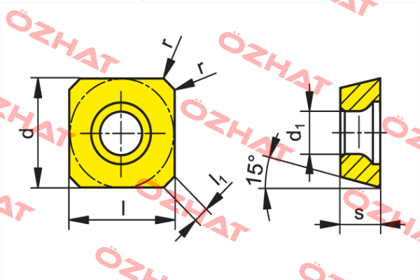 51 006 020 / 11882514  Type SDHT 1204AESN-R CTCP230 Ceratizit