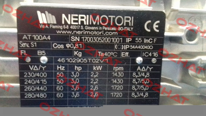 AT100A  Neri Motori