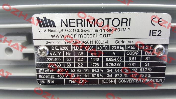 DG0264B3200 Neri Motori
