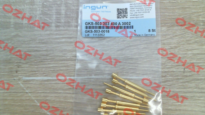 GKS-503 303 400 A 3002 Ingun