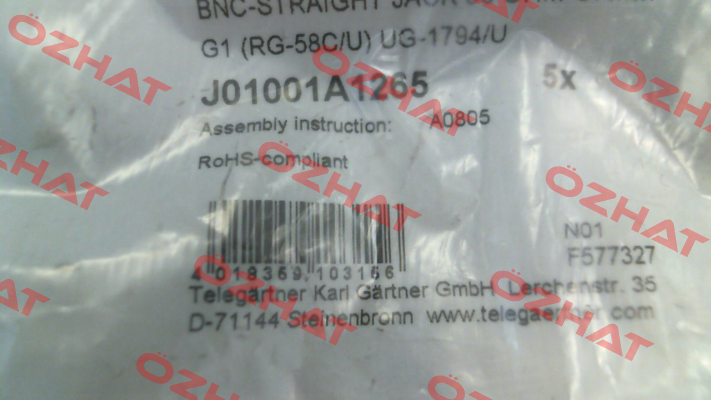 J01001A1265 Telegaertner