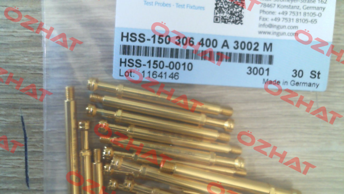 HSS-150-0010 Ingun