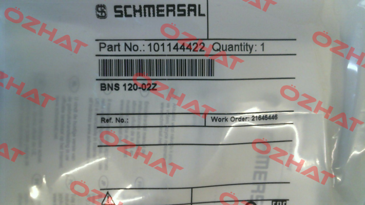 p/n: 101144422, Type: BNS 120-02Z Schmersal