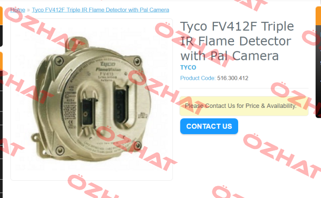 FV412F  Tyco Fire