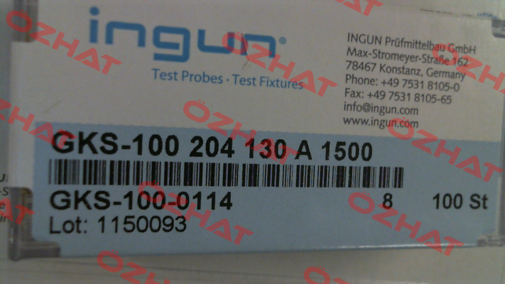 GKS-100-0114 Ingun