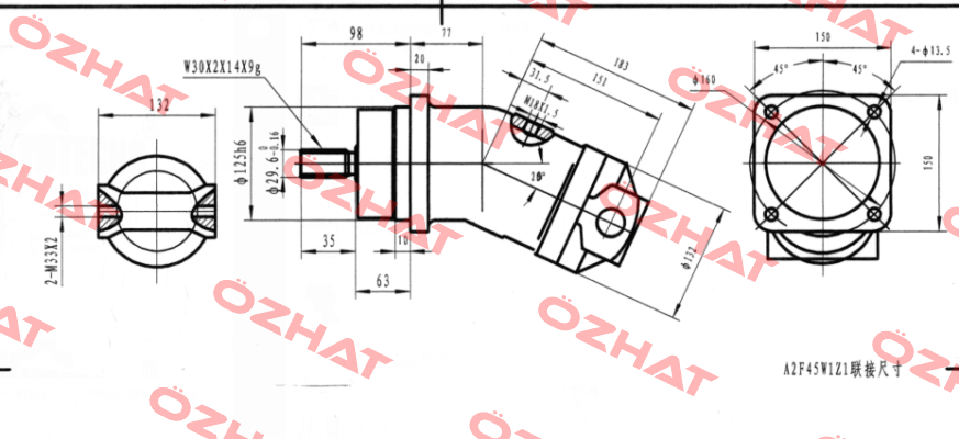 (4867868)  A2F45W1P2  Rexroth
