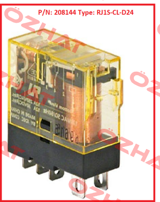 P/N: 208144 Type: RJ1S-CL-D24 Idec