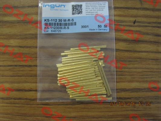 KS-11230M-R-S  Ingun