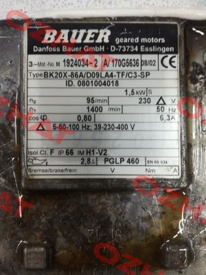 BK20X-86A/D09LA4-TF/C3-SP Bauer