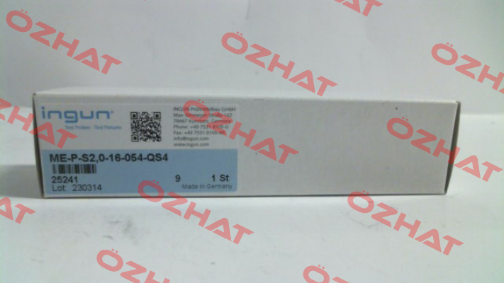 ME-P-S2,0-16-054-QS4 (25241) Ingun