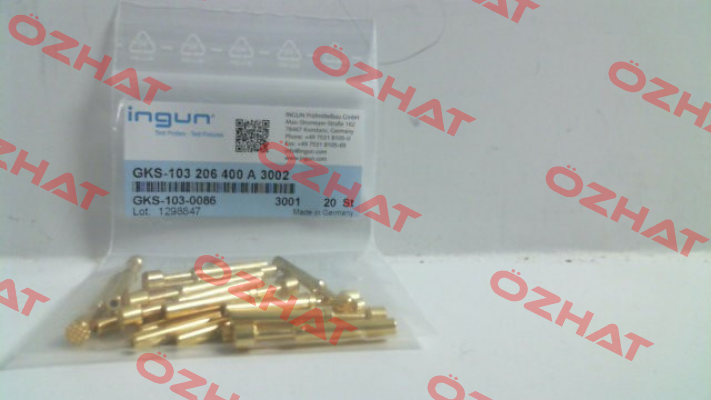 GKS-103 206 400 A 3002 Ingun