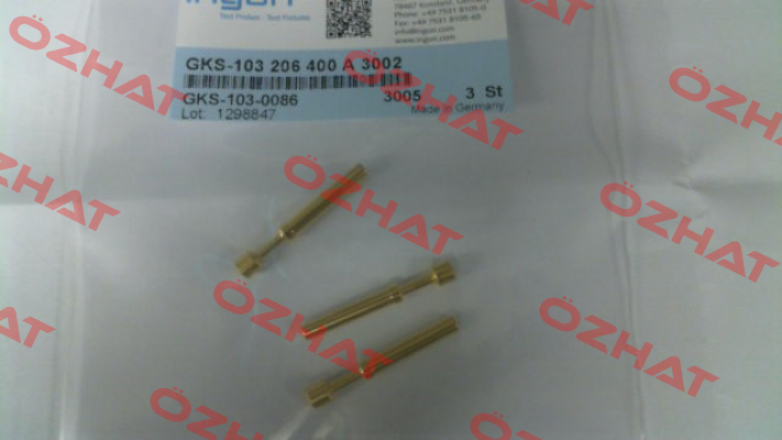 GKS-103-0086 / GKS-103 206 400 A 3002 Ingun